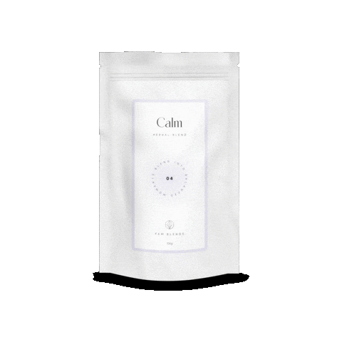 femblends giphygifmaker tea calm tee Sticker