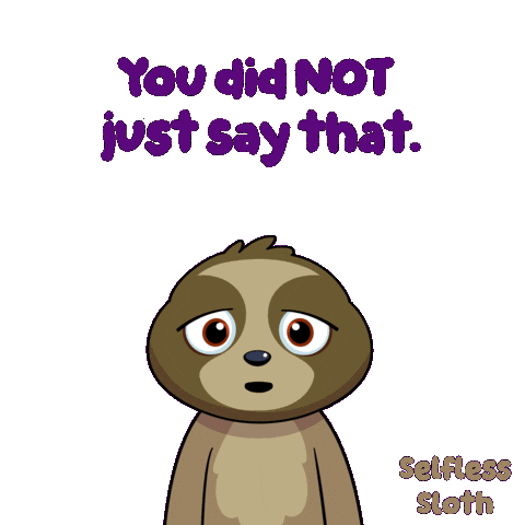 Sloth You Didnt Sticker by VeeFriends