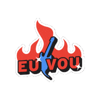 Rio De Janeiro Fire Sticker by Rock in Rio