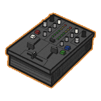 Television Mixer Sticker by Dj. Surda