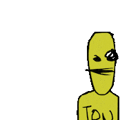 Oh No John Sticker by David Firth