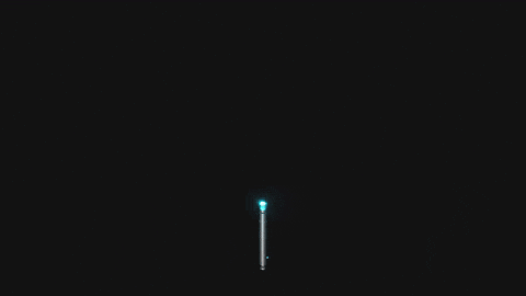 Lightsaber Blue Aesthetic GIF