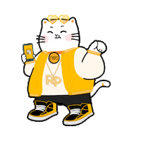 Cat Banking Sticker by Bank Neo Commerce