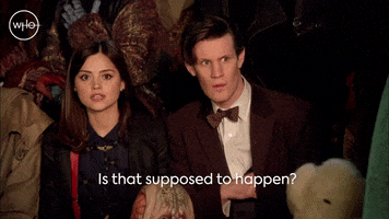 Matt Smith Oops GIF by Doctor Who
