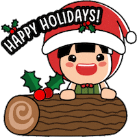 Christmas Singapore Sticker by Ang Ku Kueh Girl and Friends