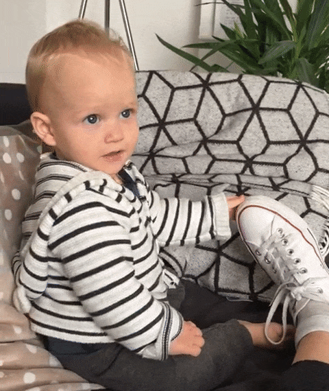 baby hello GIF