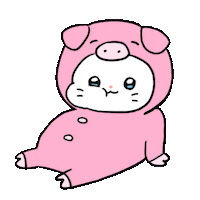 Pig Love Sticker by Olso