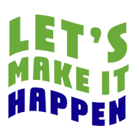 Sadhguru Lets Make It Happen Sticker by Conscious Planet - Save Soil