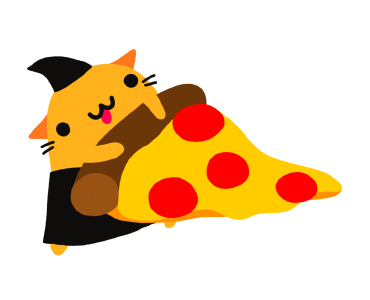 Pizza Sticker by Cindy Suen