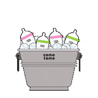 Comotomo baby bottle baby bottle comotomo Sticker