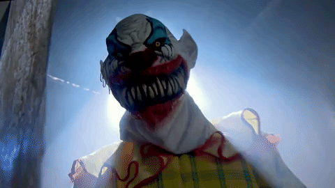 fear factor clown GIF