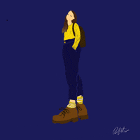 rach-foster girl flying nod bee GIF