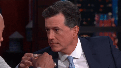 Stephen Colbert Tequila GIF by The Late Show With Stephen Colbert