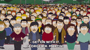 people shouting GIF by South Park 