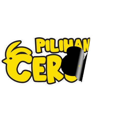 Happy Pizza Sticker by Ayam Crispy Bakar