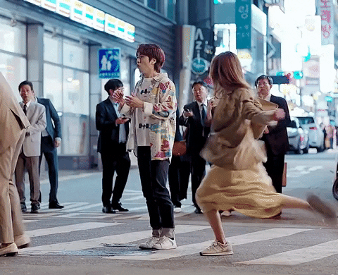 Kicking Shin Hye Sun GIF