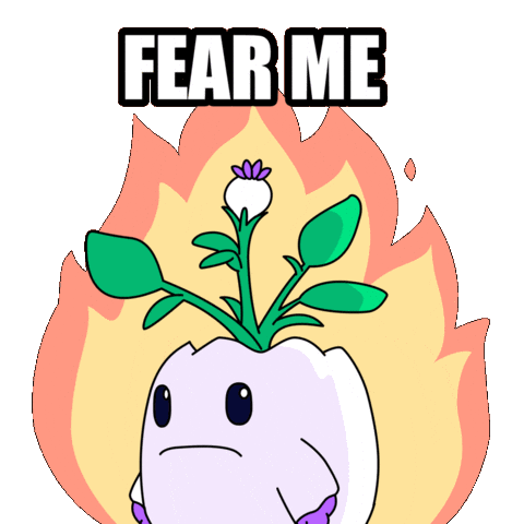 Angry Fire Sticker by Magic Eden