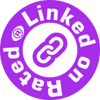 Purple Sticker by ratedglobal