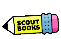 book sketch Sticker by Scout Books