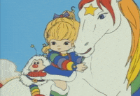 rainbow brite 80s GIF