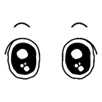 Face Eye Sticker by everibiome