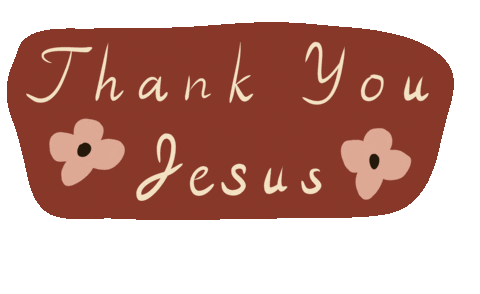 Jesus Thank You Sticker