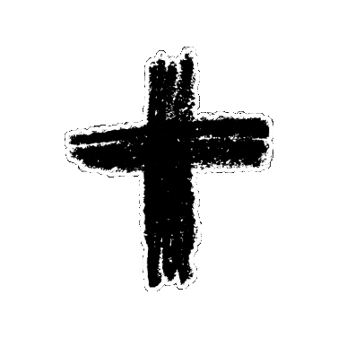 Jesus Cross Sticker by SOLAWuppertal