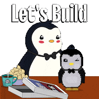 Lets Go Puzzle Sticker by Pudgy Penguins