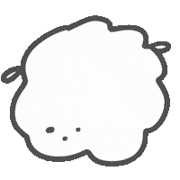 うさぎ 犬 Sticker by カホイラストレーション