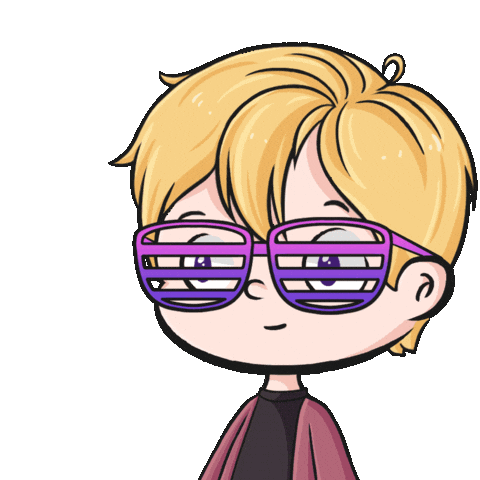 Glasses John Sticker
