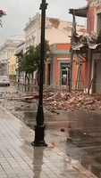 Historic Museum Damaged As Earthquake Strikes Puerto Rico