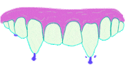 Neon Dripping Sticker