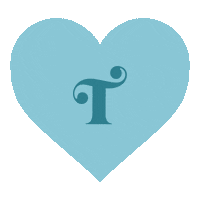 Blue Heart Sticker by Totally Taryn Social