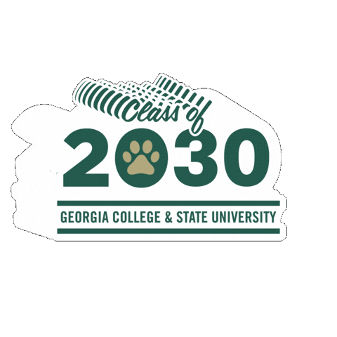 Mascot Thunder Sticker by Georgia College & State University