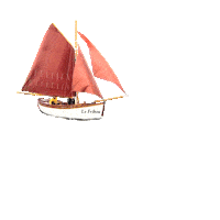 lefrihou sailing sailor oldboat lefrihou Sticker