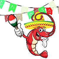 Dia De La Independencia Mexico Sticker by Mariscos El Rey