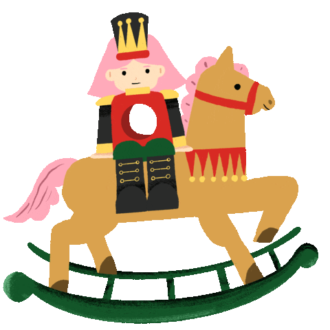 Christmas Pink Sticker by vanish_artwork
