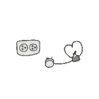 oonnnny heart light หวใจ oonnnny Sticker