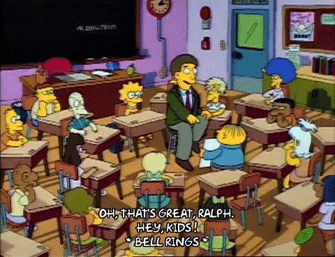 Season 2 Mr Bergstrom GIF by The Simpsons