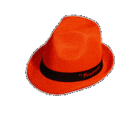 Hafendorfer orange fan tour hut Sticker