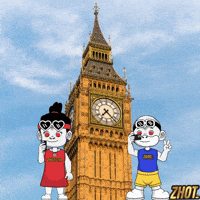 Big Ben London Travel GIF by Zhotcita
