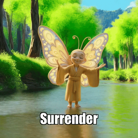 Trust Surrender GIF by BuddhaFlyJourney