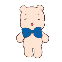 mochietomaruzou bear かわいい くま 괜찮아 Sticker