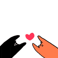 Grigi0 love cat kawaii amor Sticker
