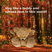 Teddy Bears Fall GIF