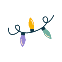 Christmas Lights Sticker