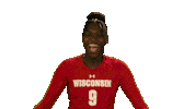 Wisconsin Volleyball Yes Sticker by Wisconsin Badgers