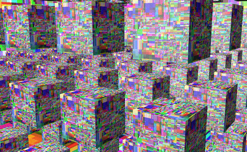 glitch cubes GIF by whateverbeclever