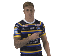 Point Follow Us Sticker by Leeds Rhinos