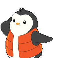 Penguin What Sticker by Pudgy Penguins